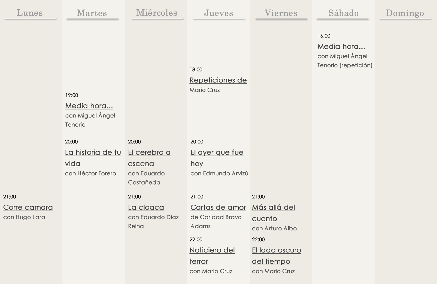 nuestros programas